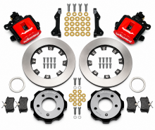 Wilwood 06-15 Civic Red Caliper Plain Rotor Rear Big Brake Kit